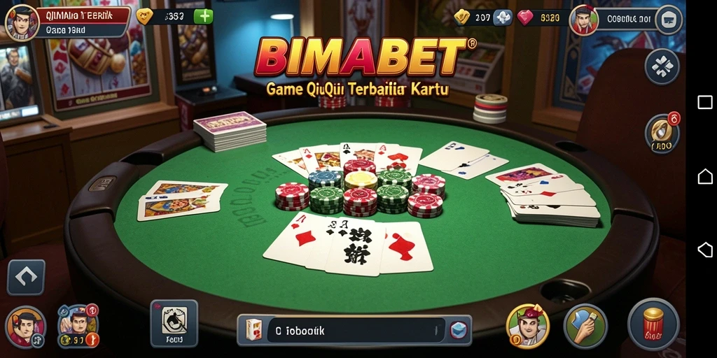 Tampilan menarik dari gameplay seru di BIMABET QiuQiu.