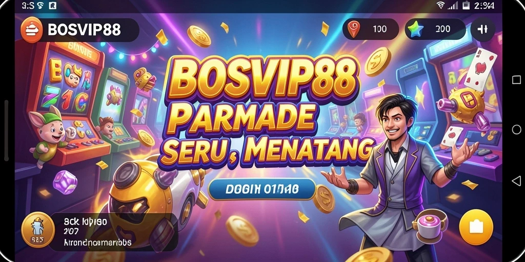 Tampilan gameplay seru BOSVIP88 yang penuh tantangan.