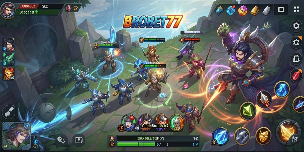 Tampilan gameplay menarik dari BROBET77 dengan strategi SLG.