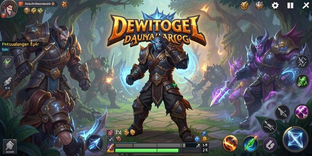 Gameplay seru dalam DEWITOGEL yang penuh aksi ARPG.