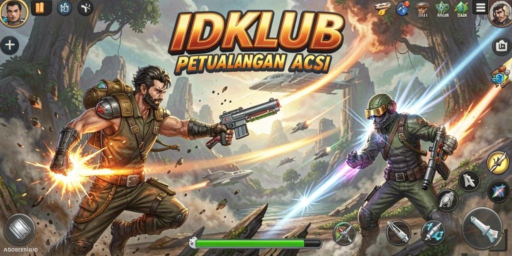 Tampilan gameplay seru di IDKLUB dengan aksi yang mendebarkan.