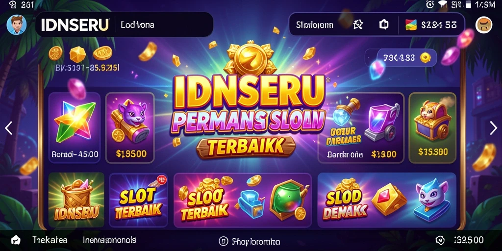 Tampilan menakjubkan gameplay Slot di IDNSERU.