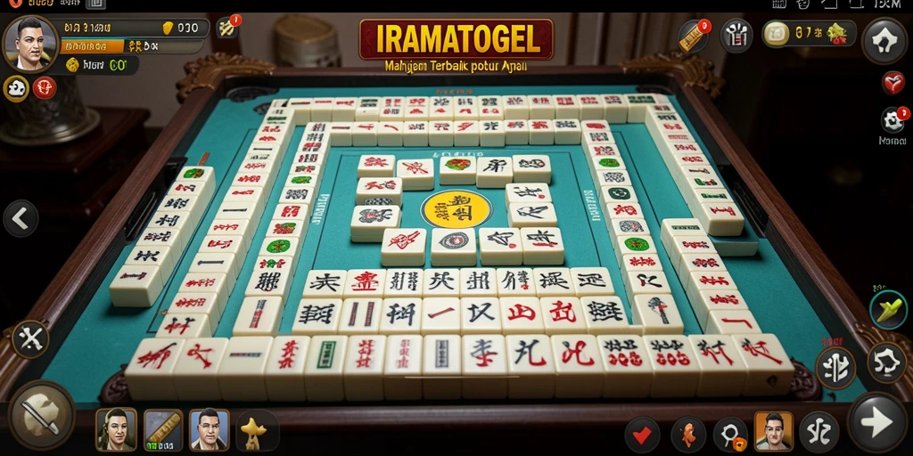 Screenshot gameplay IRAMATOGEL yang menampilkan aksi Mahjong seru.