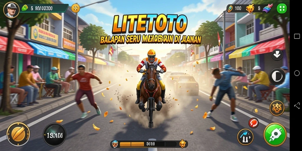 Gameplay seru balapan mobil di LITETOTO dengan grafik memukau.