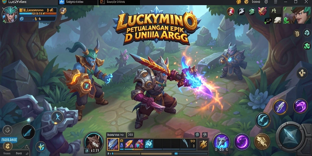 Gameplay seru dan mendebarkan di LUCKYMINO.