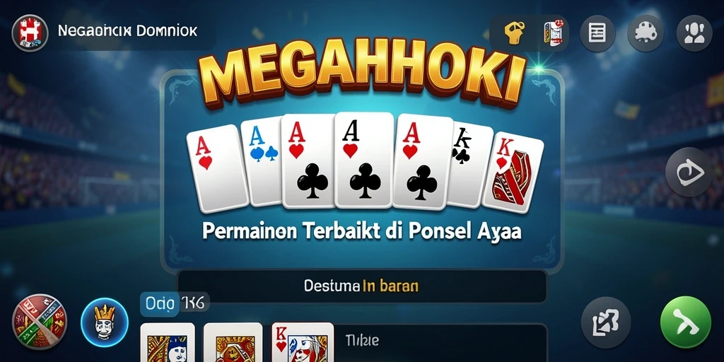 Tampilan gameplay MEGAHOKI yang menarik dan penuh warna.
