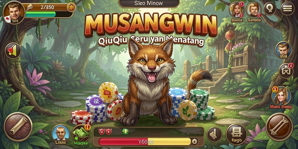 Tampilan seru gameplay QiuQiu MUSANGWIN