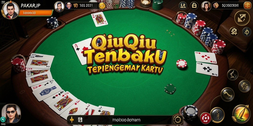 Tampilan menarik dari gameplay QiuQiu di PAKARJP.