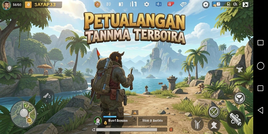Gameplay seru di dunia terbuka SAYAP33 yang luas.