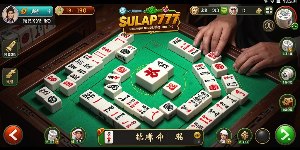 Tampilan gameplay Mahjong yang menegangkan dan penuh strategi.