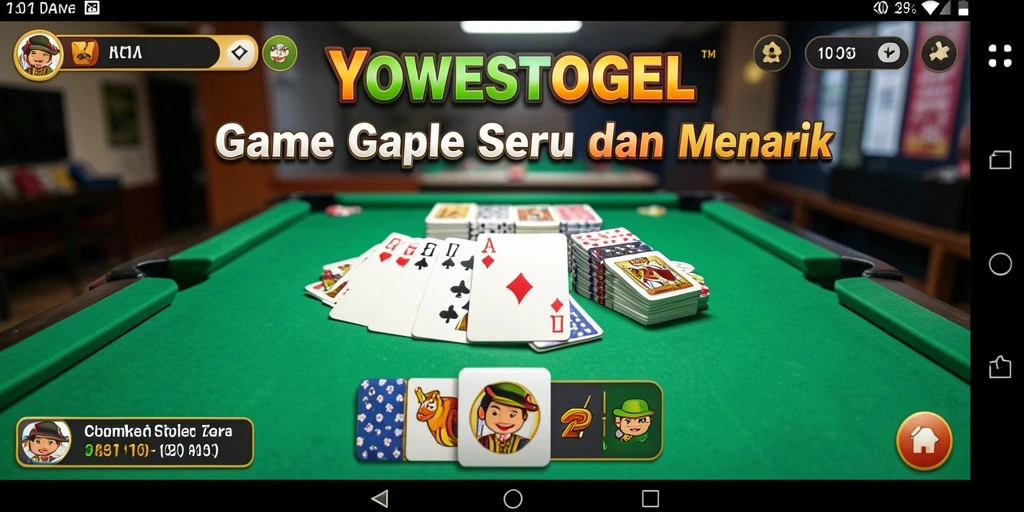 Tampilan gameplay seru YOWESTOGEL dengan pemain aktif.