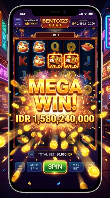 Screenshot fitur unggulan bento123 untuk memudahkan pengunduhan.